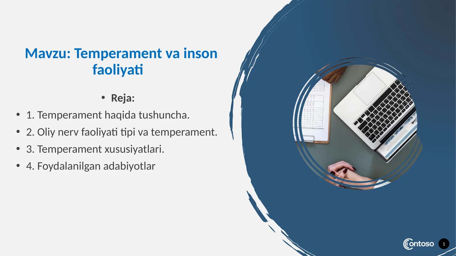 Temperament va inson faoliyati 1