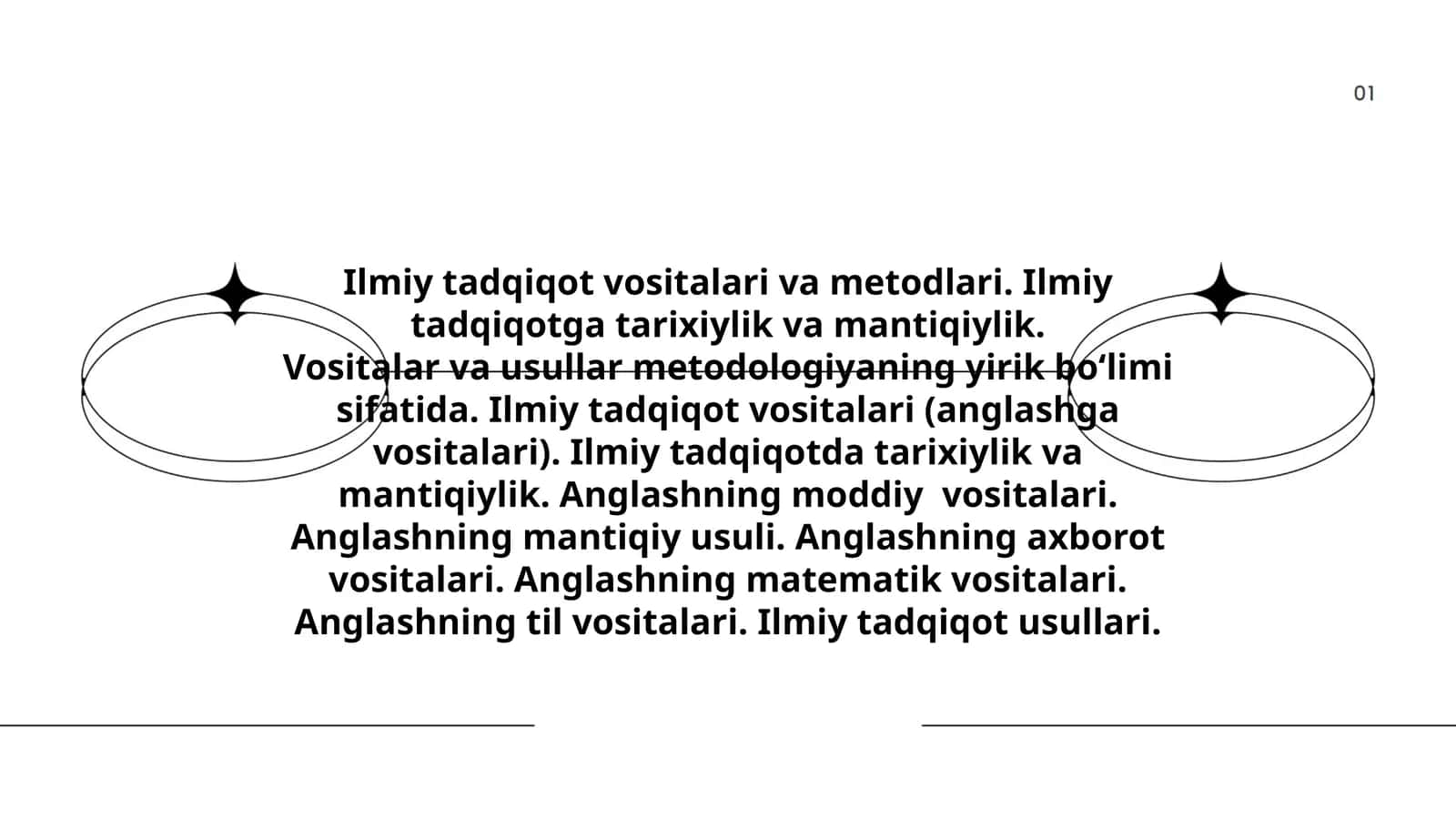 Ilmiy tadqiqot vositalari va metodlari 1