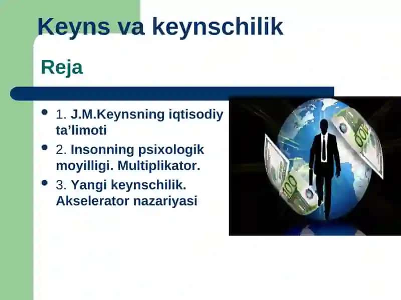 Keyns va keynschilik 1
