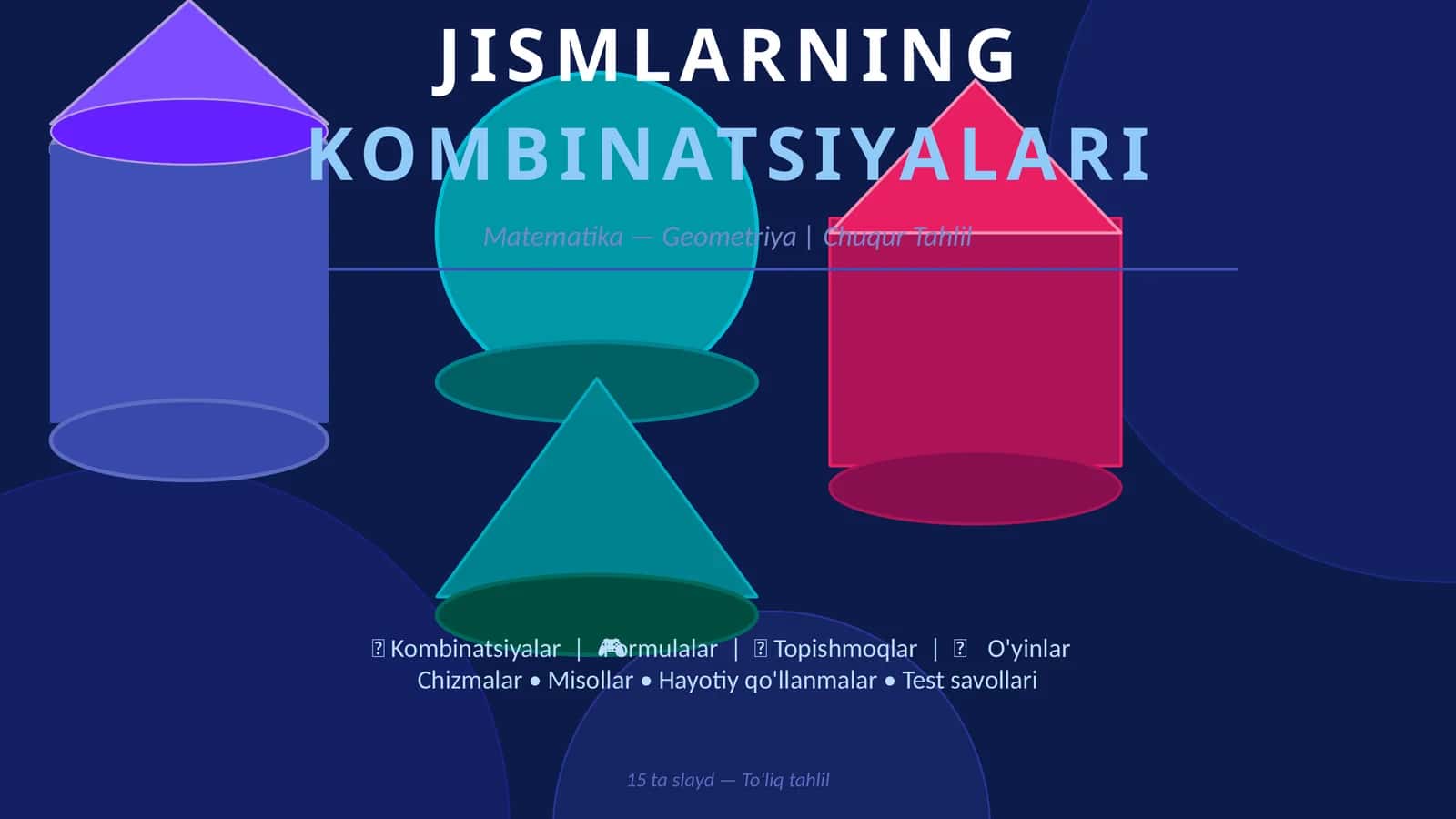 JISMLARNING KOMBINATSIYALARI 1