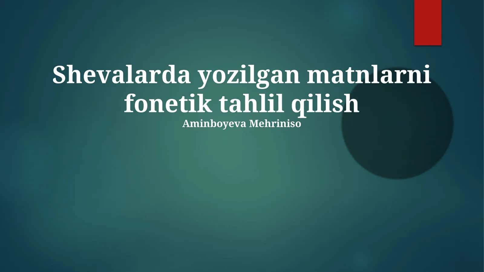 Shevalarda yozilgan matnlarni fonetik tahlil qilish 1