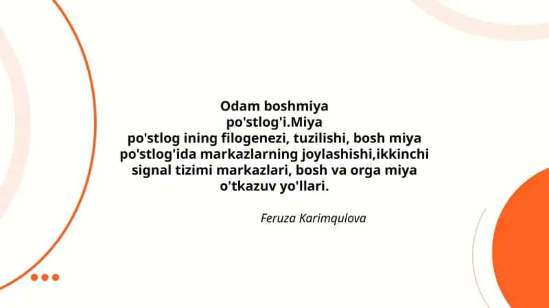 Odam boshmiya 1