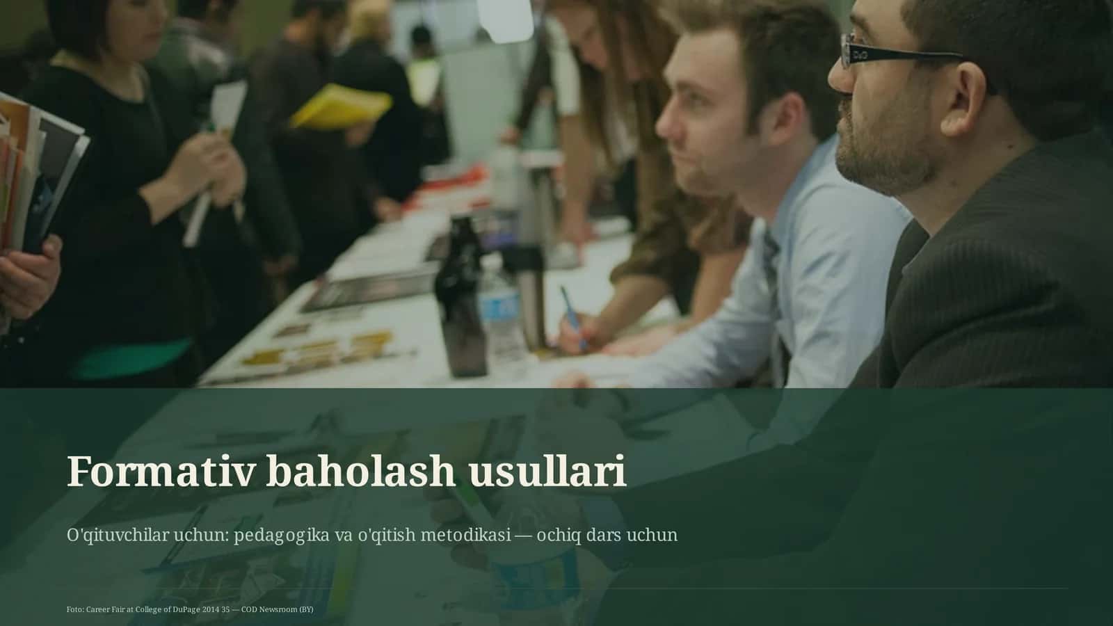 Formativ baholash usullari 1