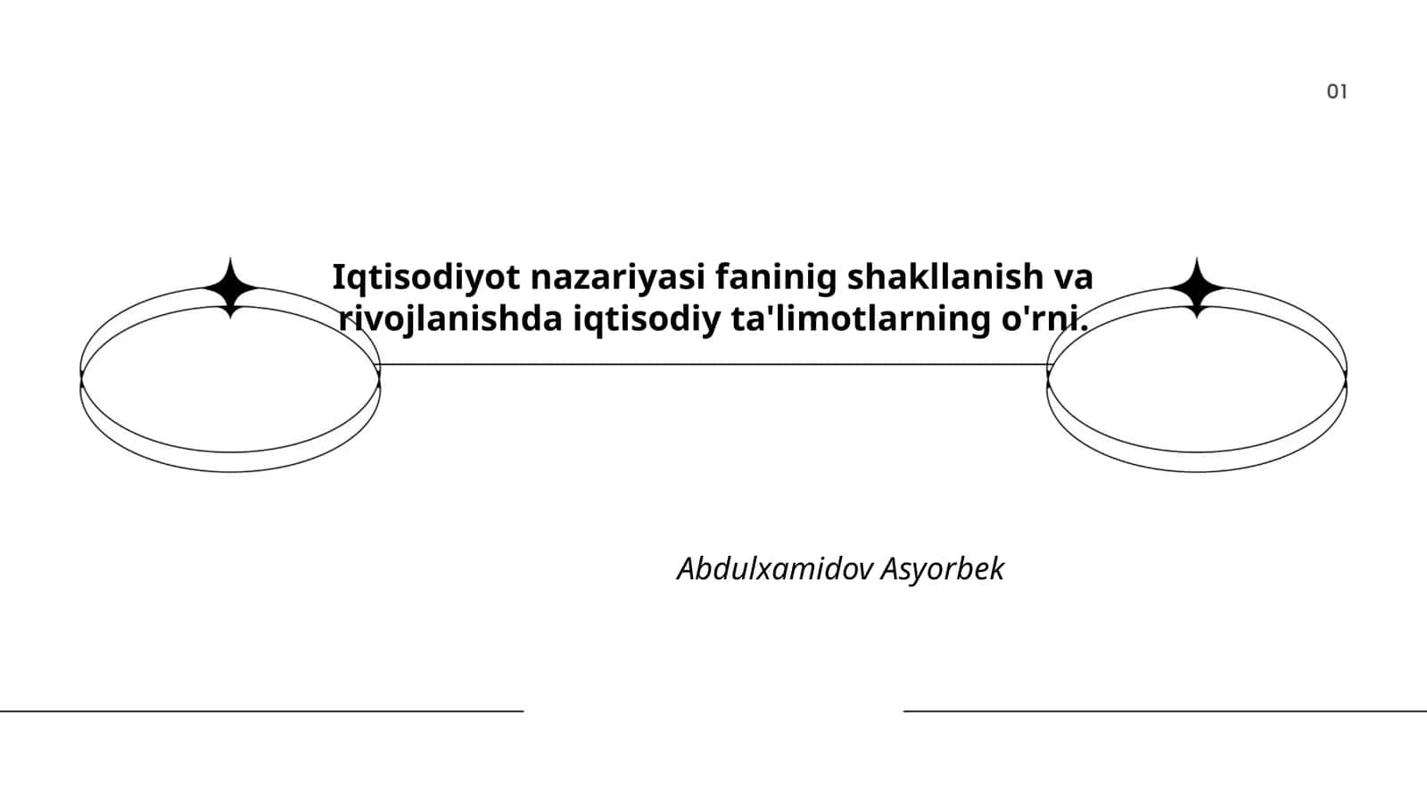 Iqtisodiyot nazariyasi faninig shakllanish va rivojlanishda iqtisodiy ta'limotlarning o'rni 1