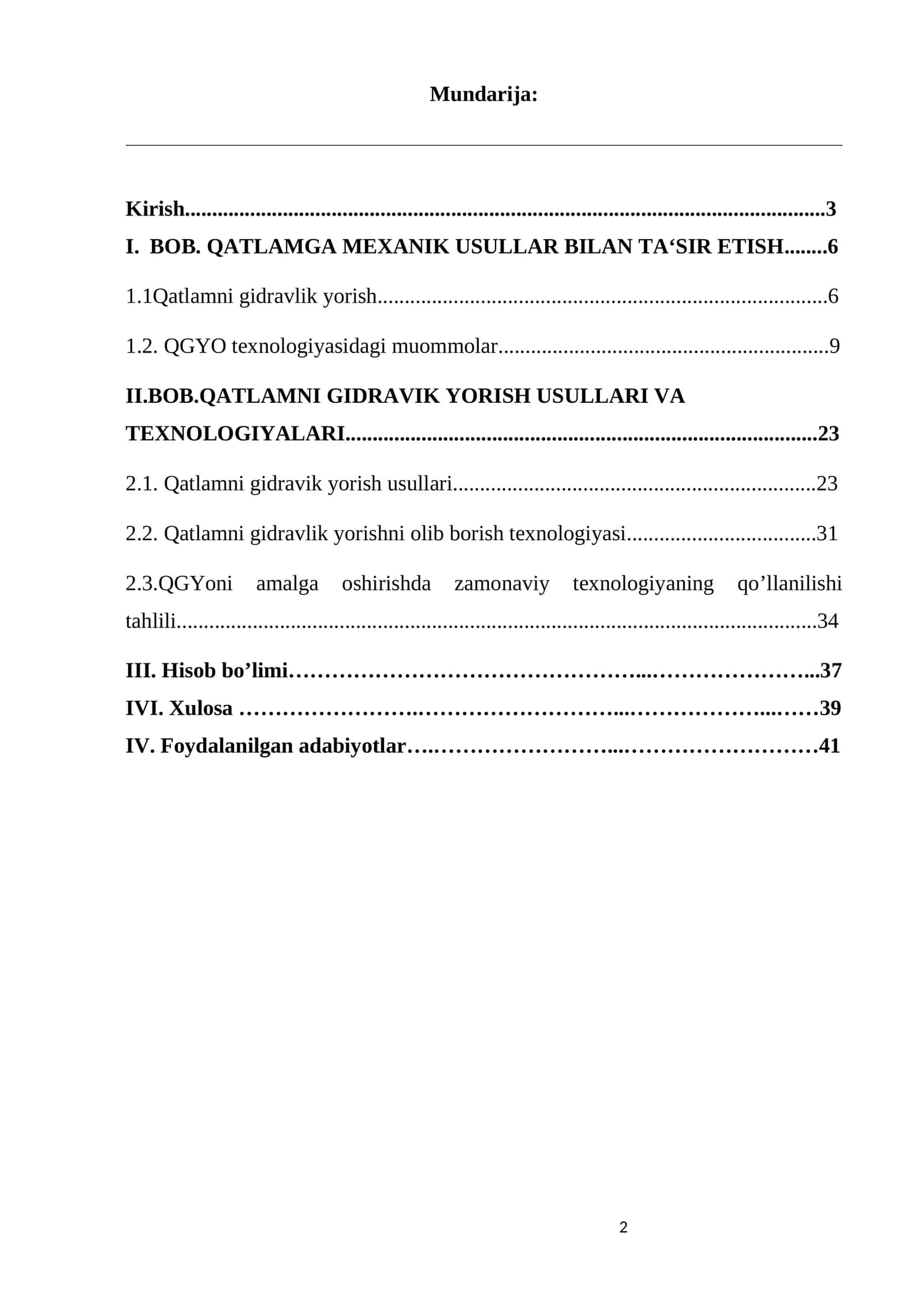 QATLAMNI GIDRAVIK YORISH USULLARI VA TEXNOLOGIYALARI 1