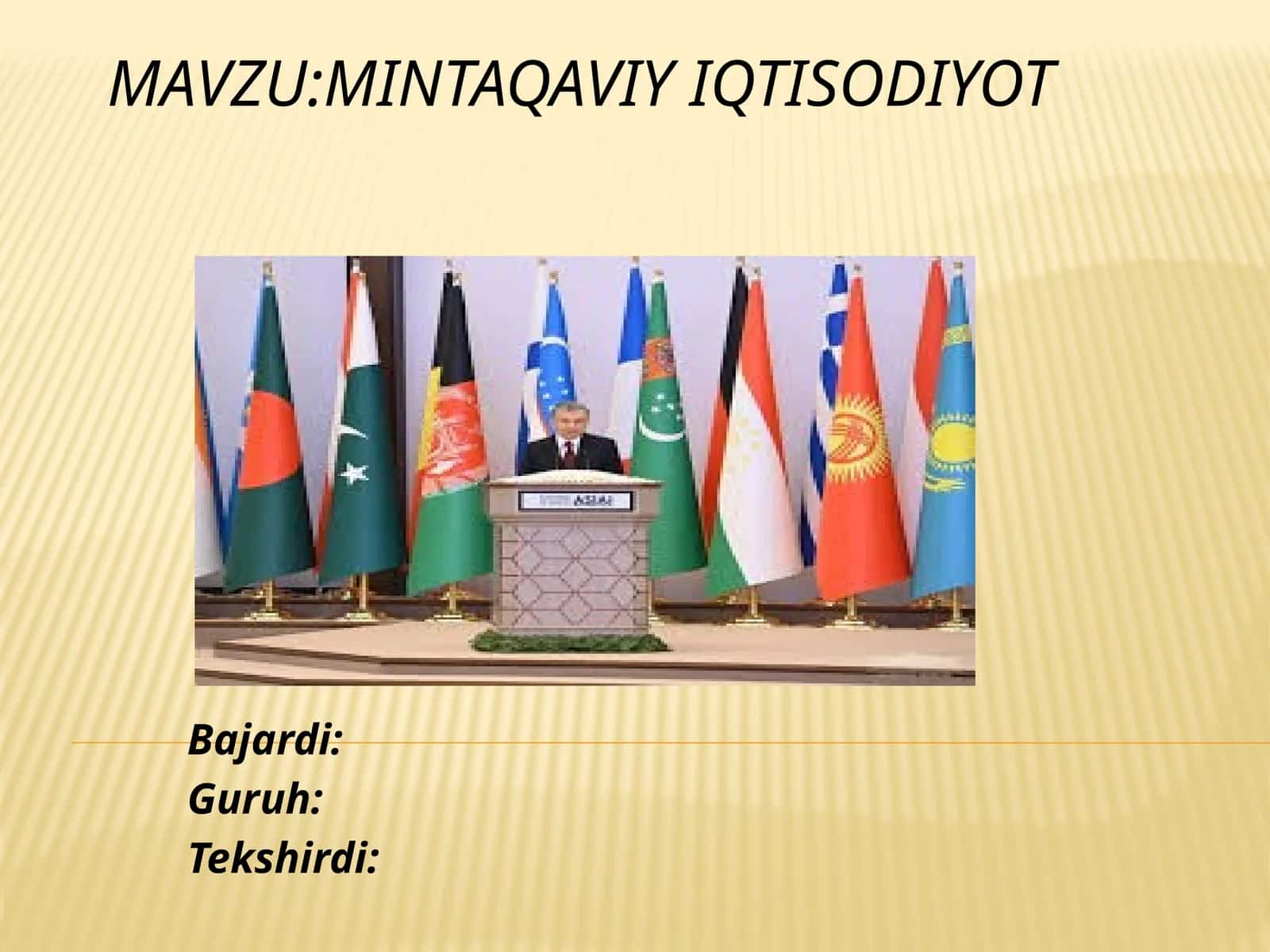 Mintaqaviy iqtisodiyot 1