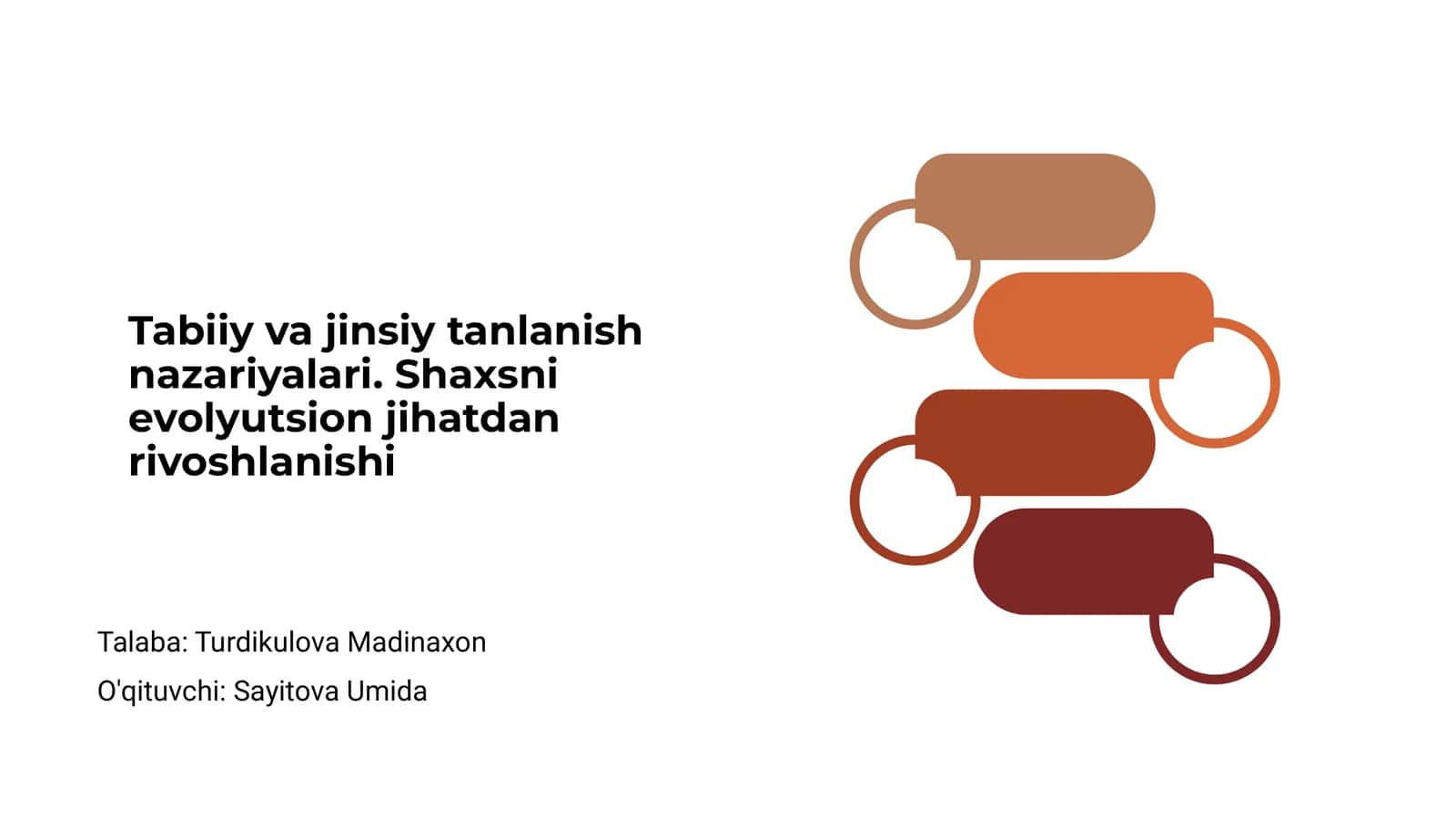 Tabiiy va jinsiy tanlanish nazariyalari 1