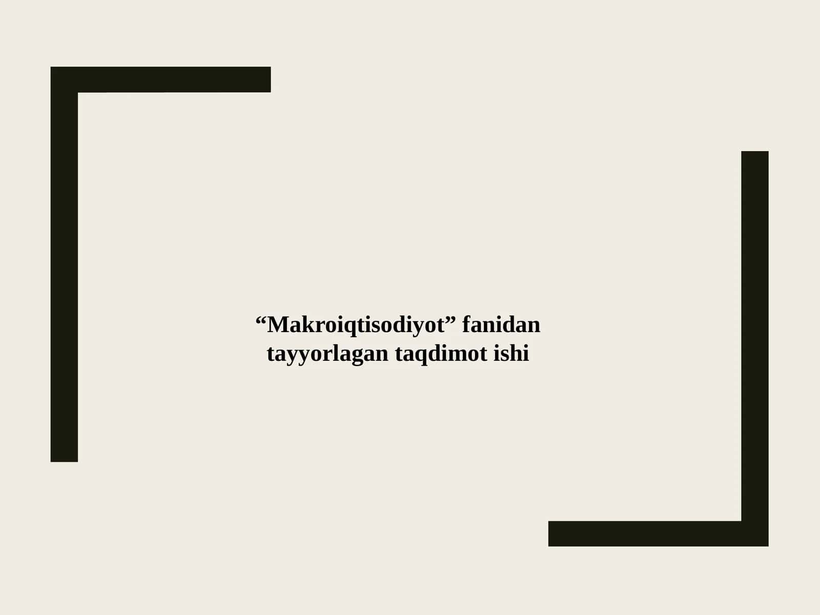 Xitoyning asosiy makroiqtisodiy ko’rsatkichlari 1