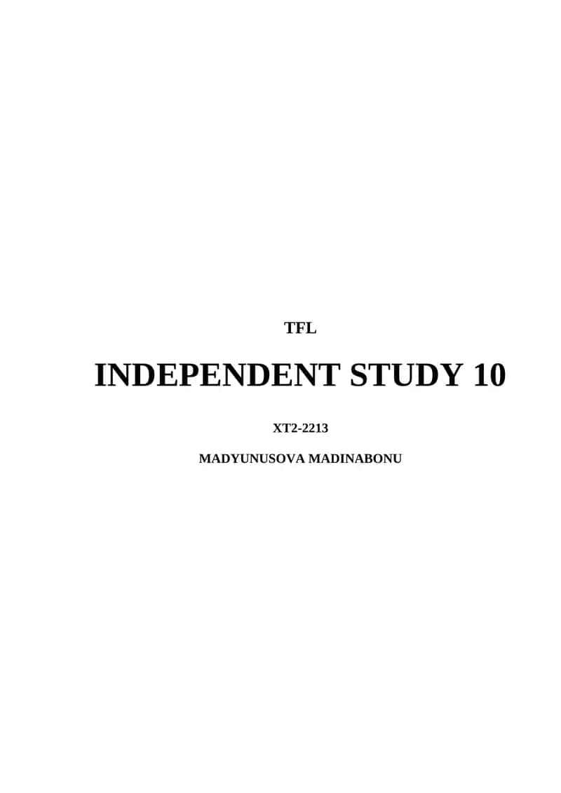 Language Assessment and Test Design 1