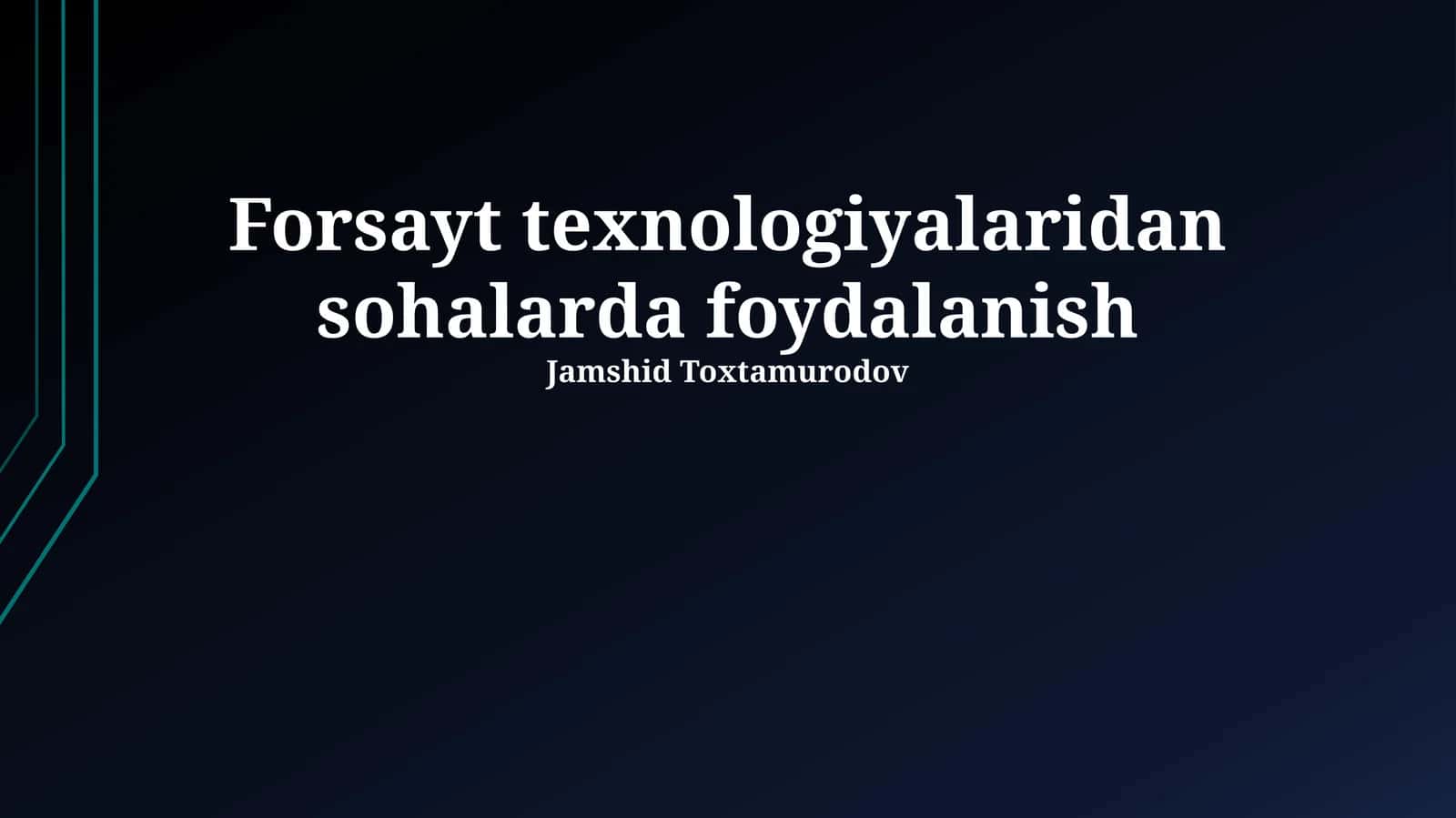 Foresight texnologiyalari: Ta'rif va turlari 1