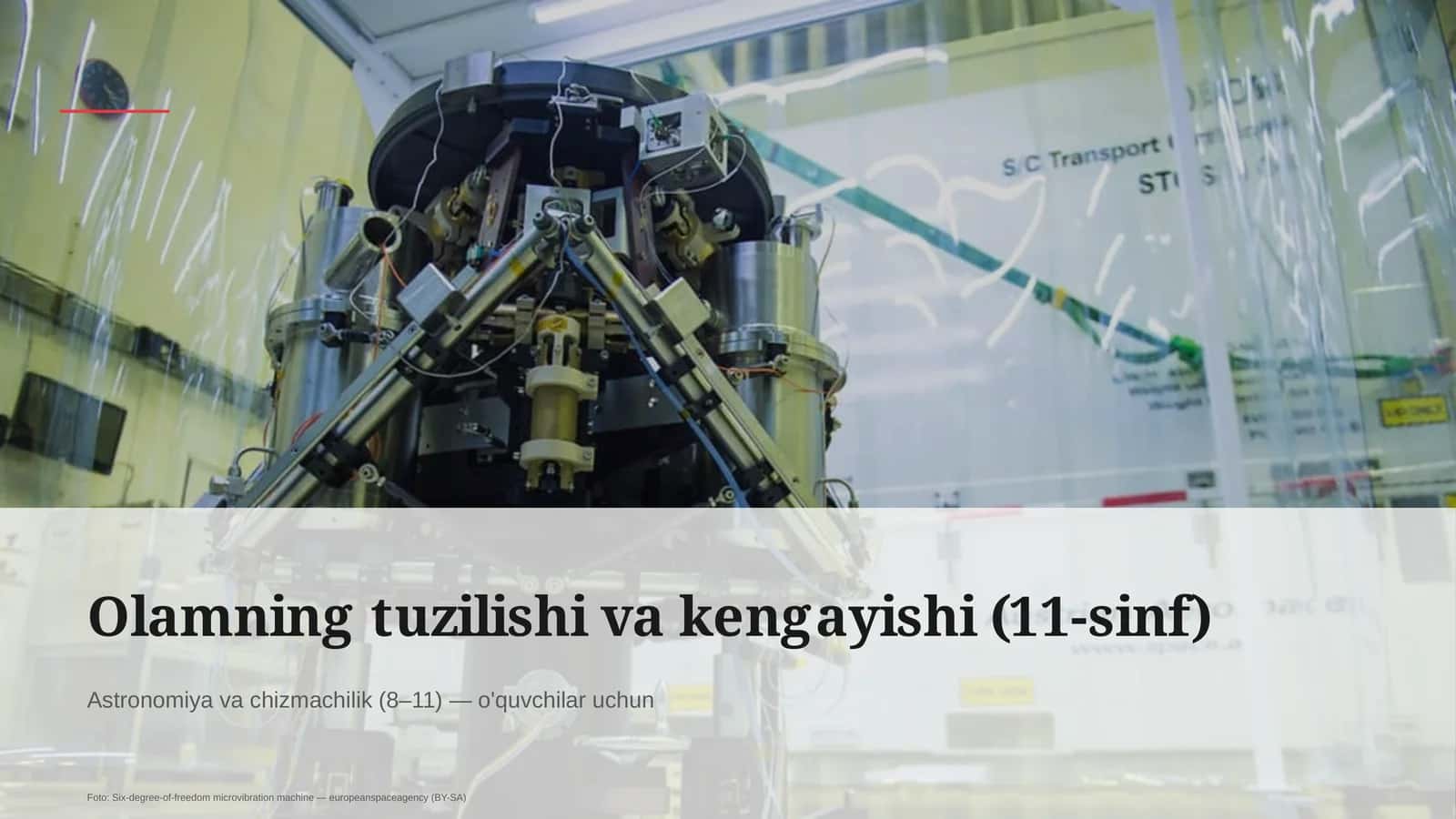 Olamning tuzilishi va kengayishi (11-sinf) 1