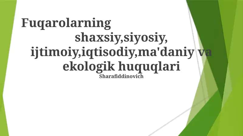 Huquqshunoslik 1