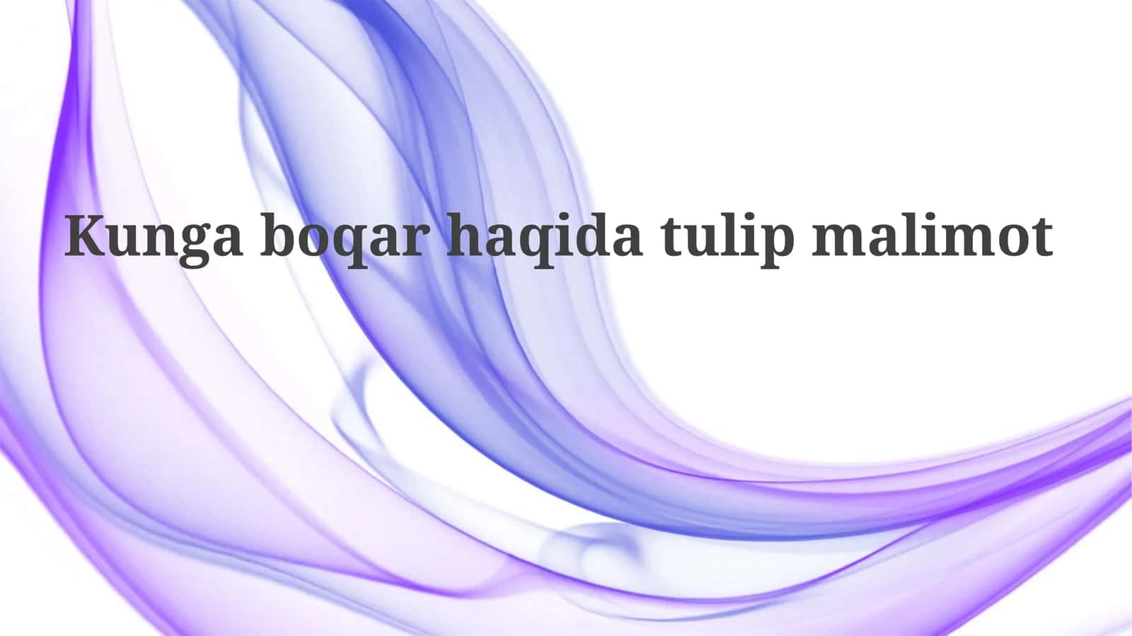 Lola piyozlarini ekish uchun qo'llanma 1