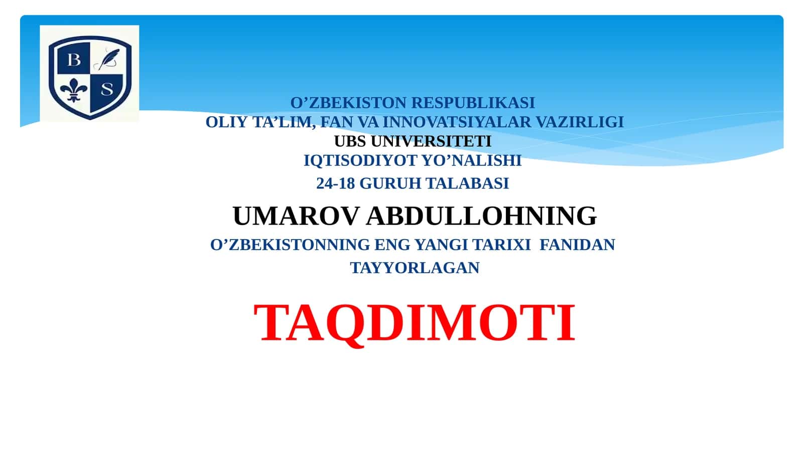 Islomda iqtisodiy  qarashlar 1