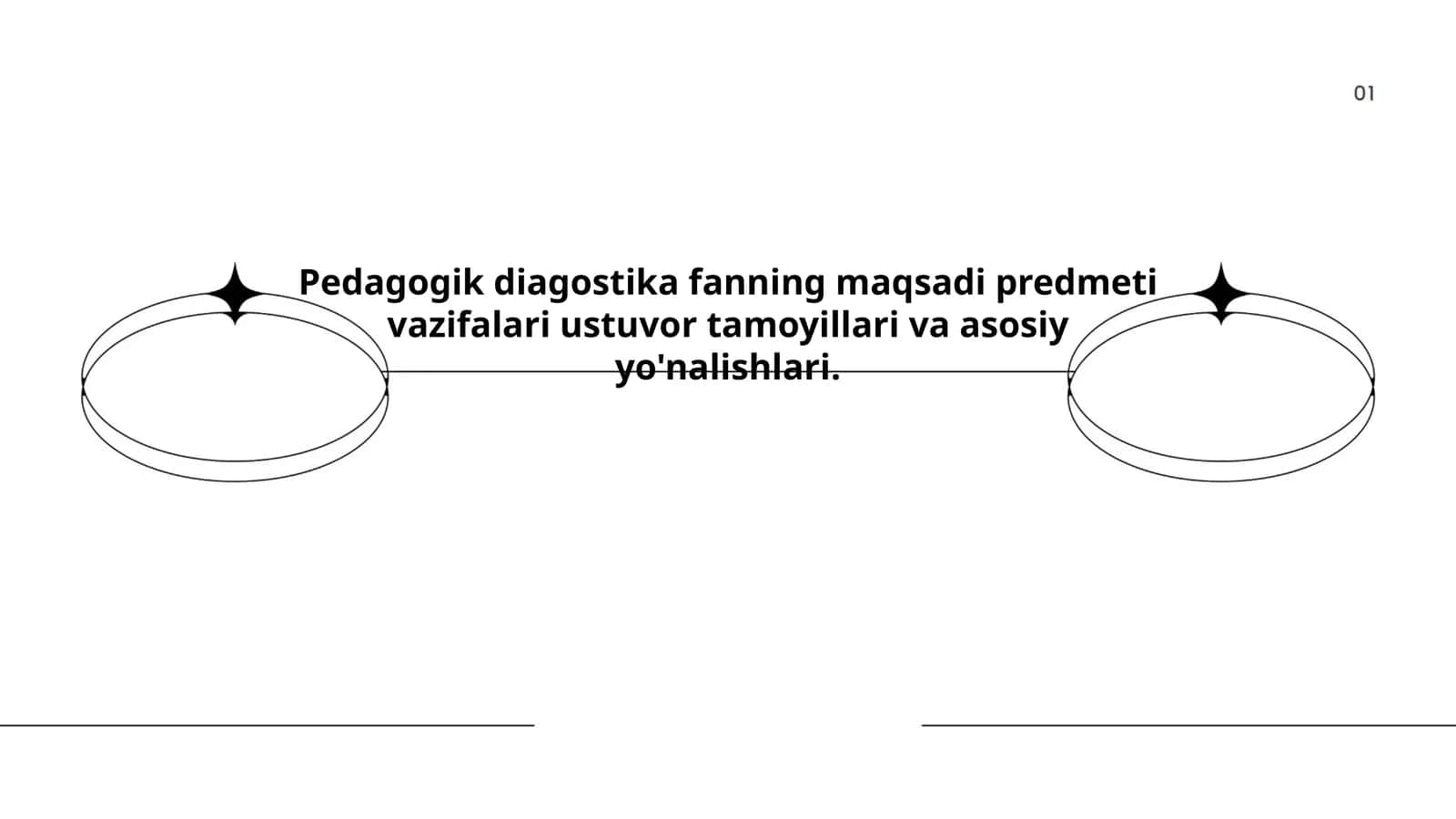 Pedagogik diagostika fanning maqsadi predmeti vazifalari ustuvor tamoyillari va asosiy yo'nalishlari 1