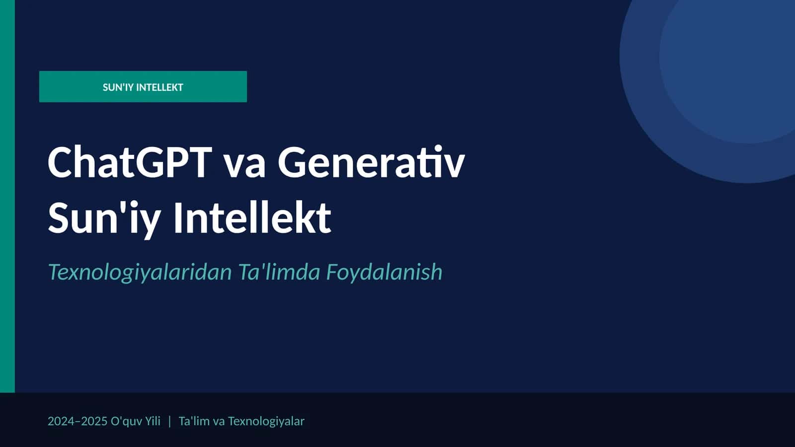 SUN'IY INTELLEKT 1