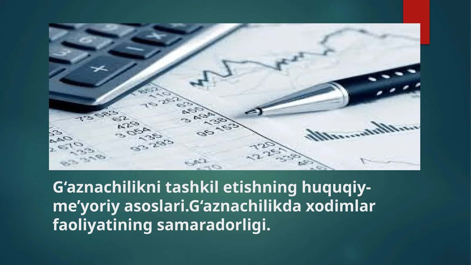 Davlat moliyasi boshqarishni islohoti 1