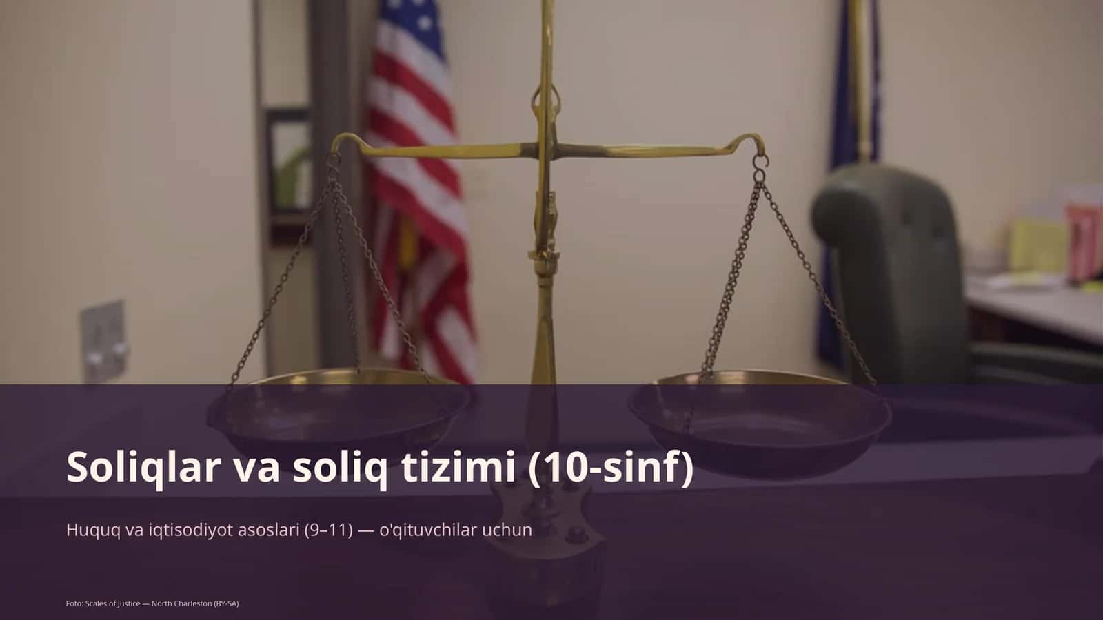 Soliqlar va soliq tizimi (10-sinf) 1