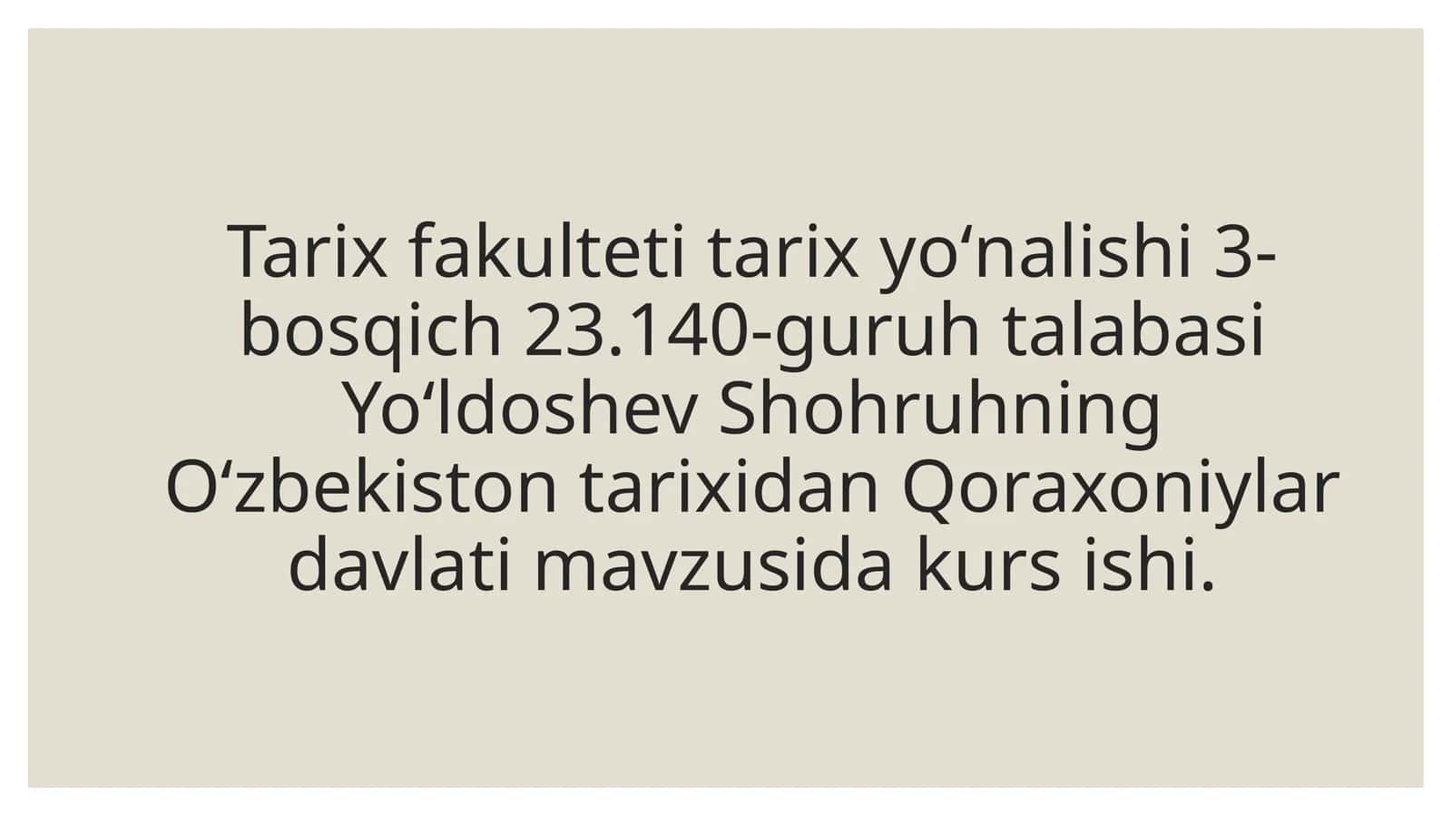 Qoraxoniylardavlati 1
