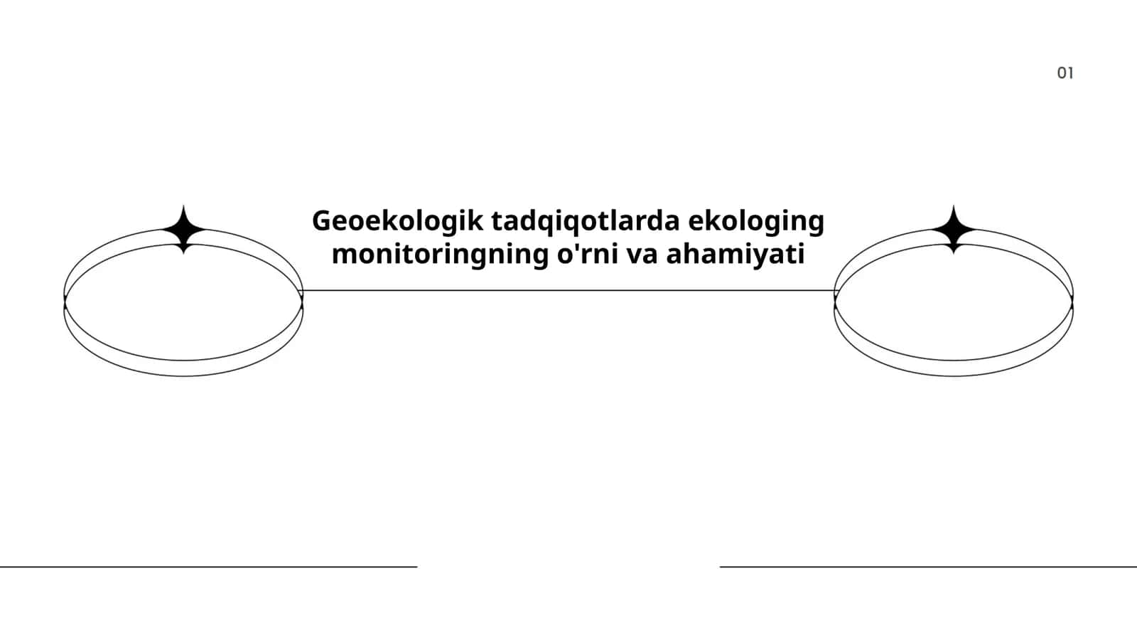 Geoekologik tadqiqotlarda ekologing monitoringning o'rni va ahamiyati 1