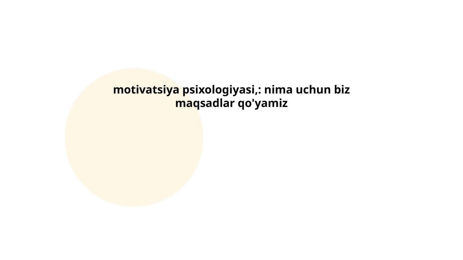 Motivatsiya psixologiyasi 1