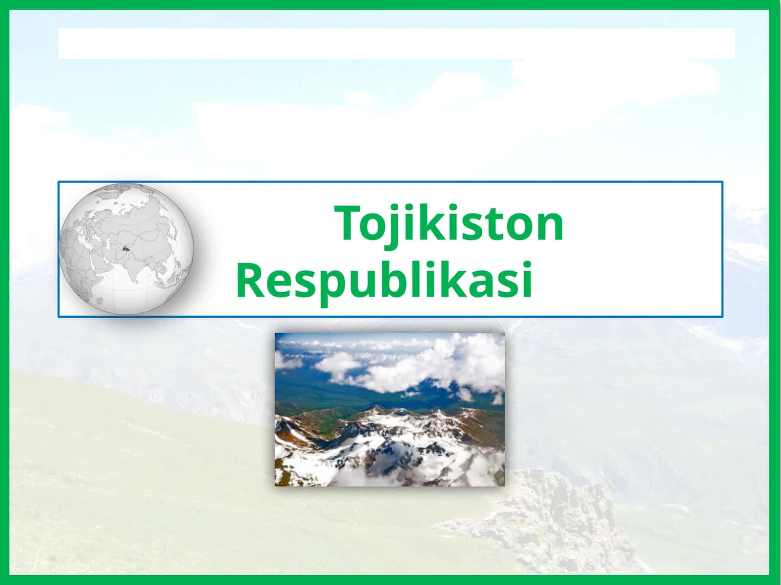 Tojikiston Respublikasi 1