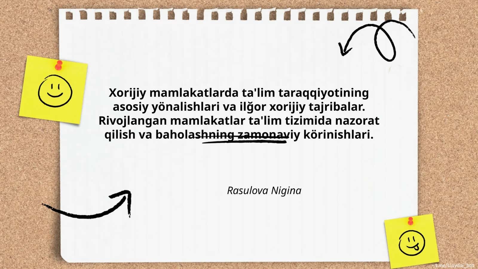 Xorijiy mamlakatlarda ta'lim taraqqiyoti 1