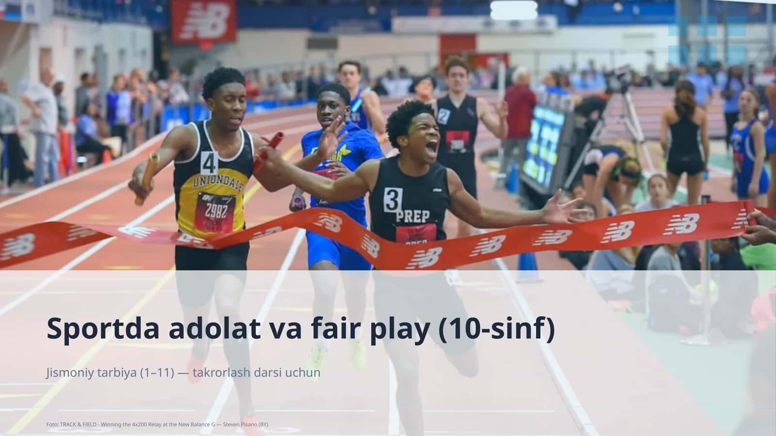 Sportda adolat va fair play (10-sinf) 1