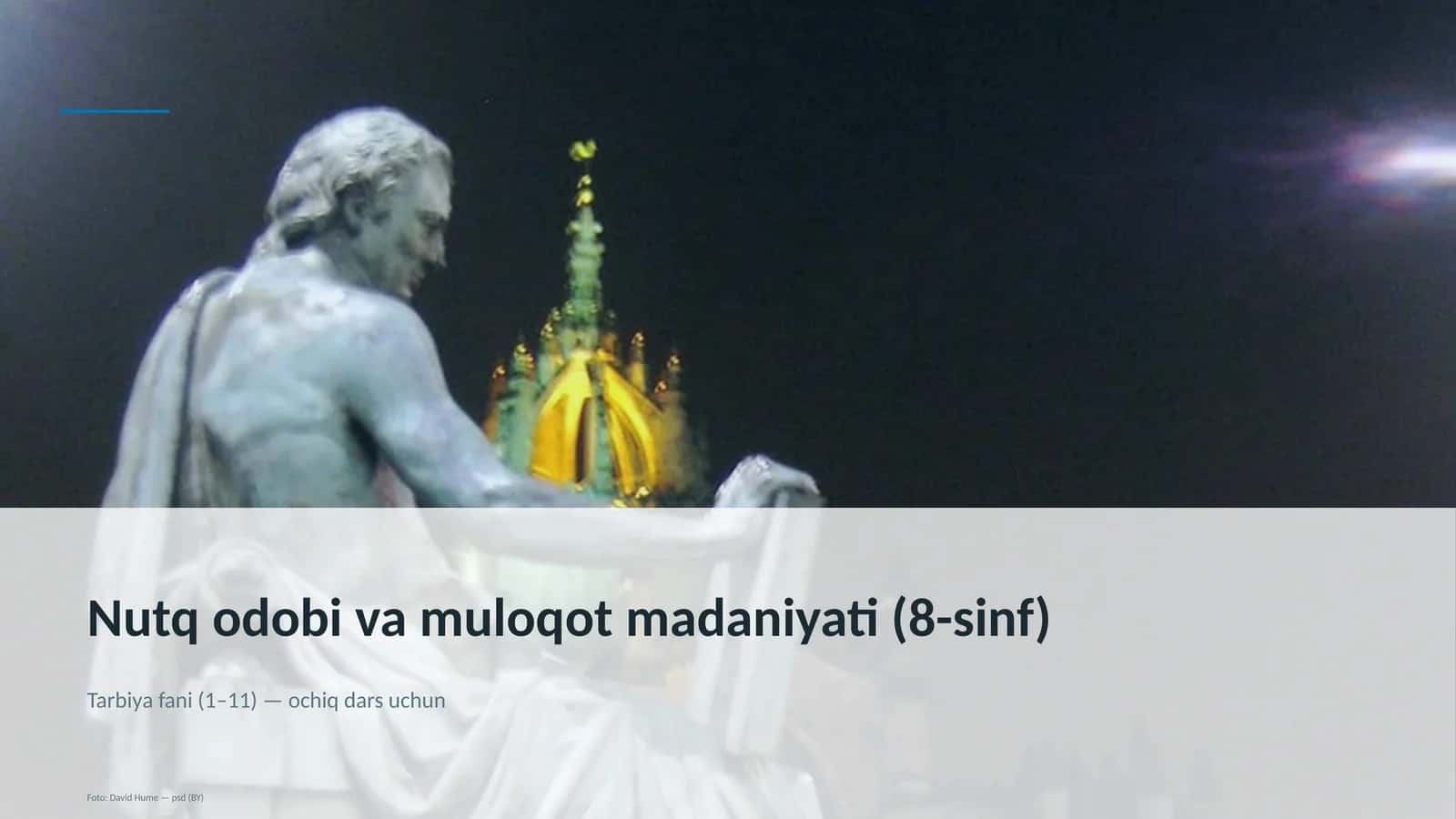 Nutq odobi va muloqot madaniyati (8-sinf) 1