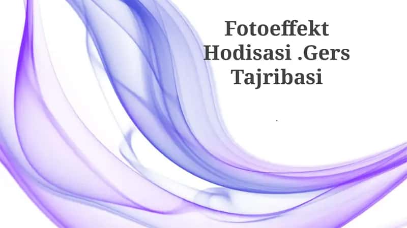 Fotoeffekt Hodisasi 1