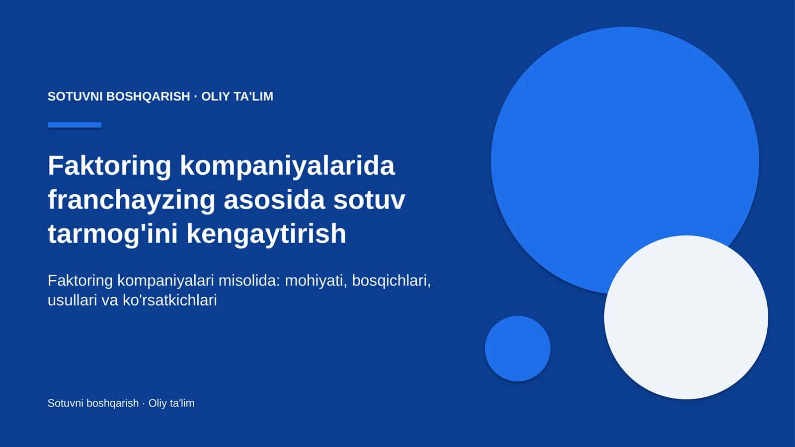 faktoring kompaniyalarida franchayzing asosida sotuv tarmog'ini kengaytirish 8211 1