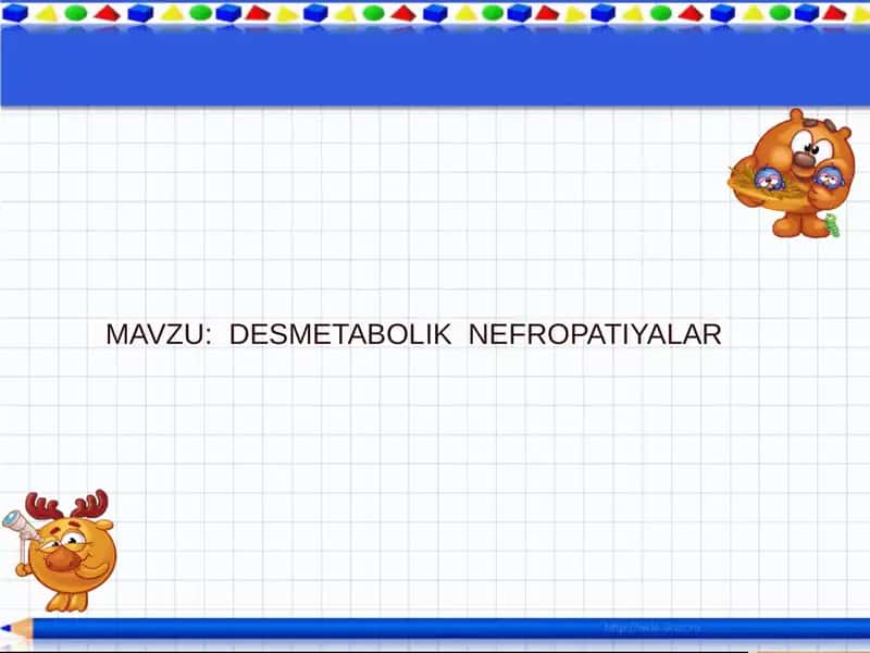 Dismetabolik nefropatiyalar 1