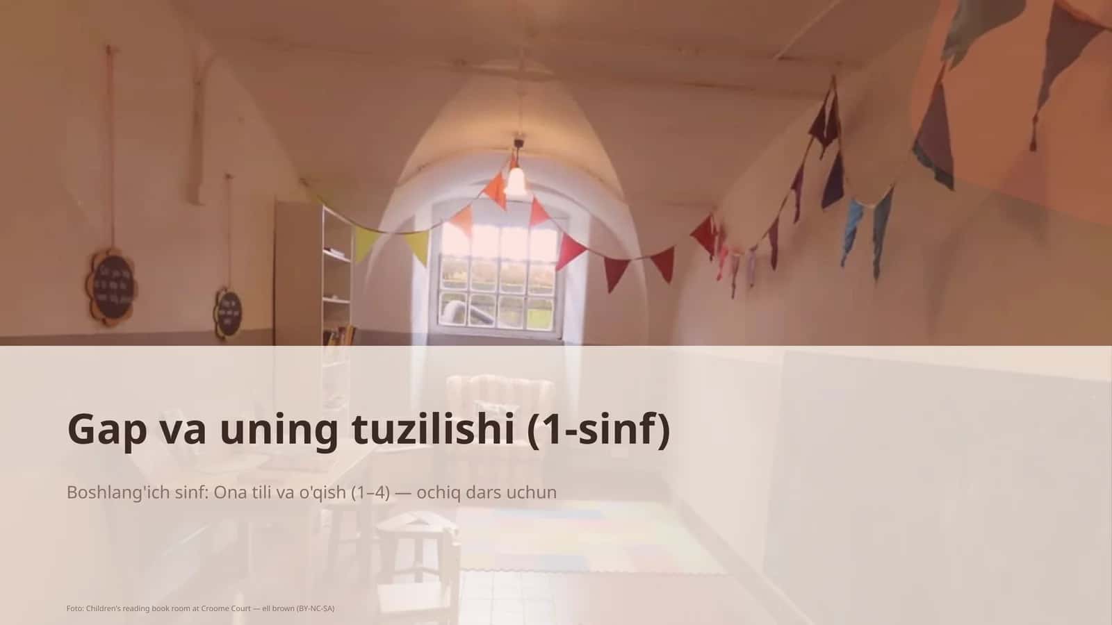 Gap va uning tuzilishi (1-sinf) 1