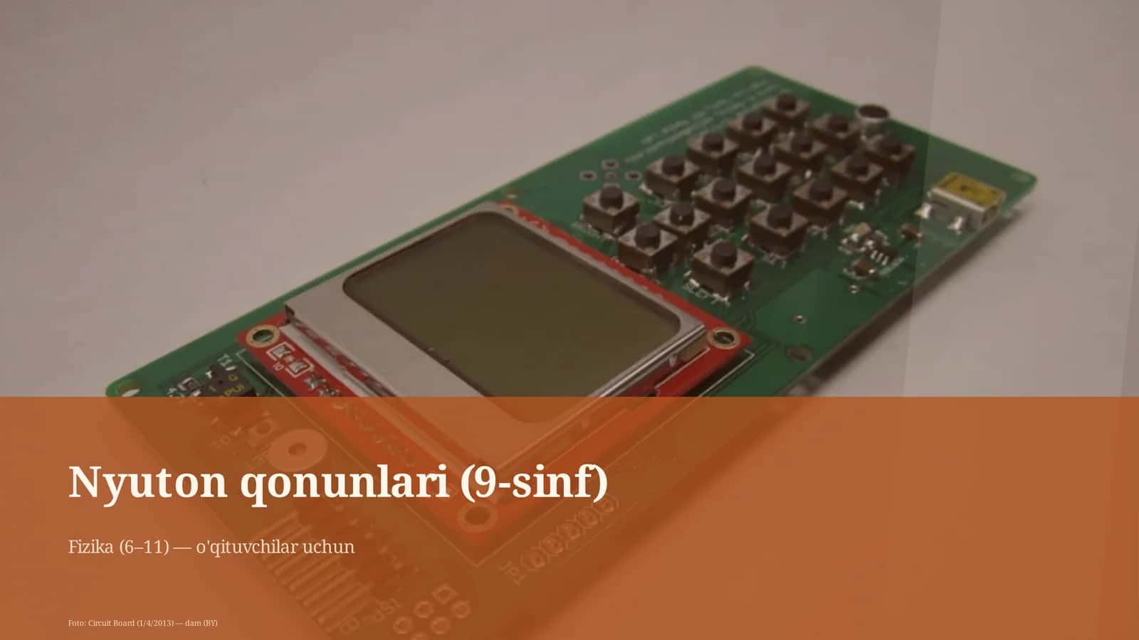 Nyuton qonunlari (9-sinf) 1