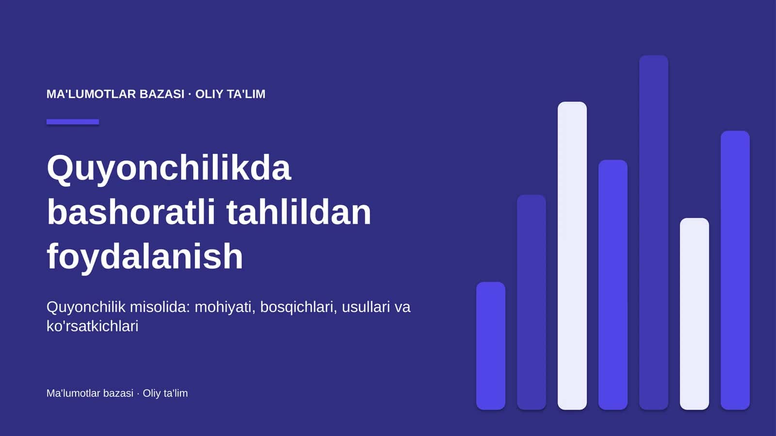 Quyonchilikda bashoratli tahlildan foydalanish 1