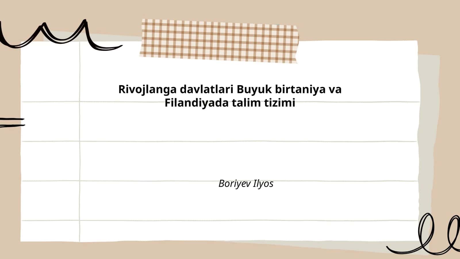 Ta'lim siyosati va strategiyalari 1