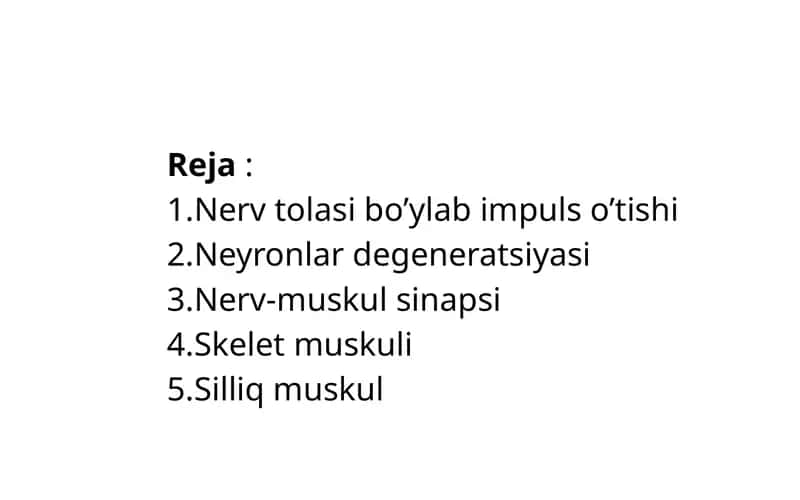 Nerv tolasi bo’ylab impuls o’tishi 1