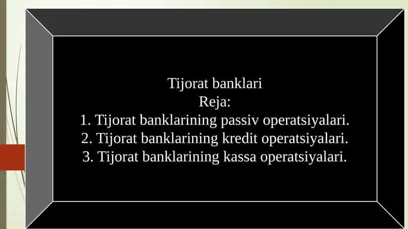 Tijoratbanklari 1