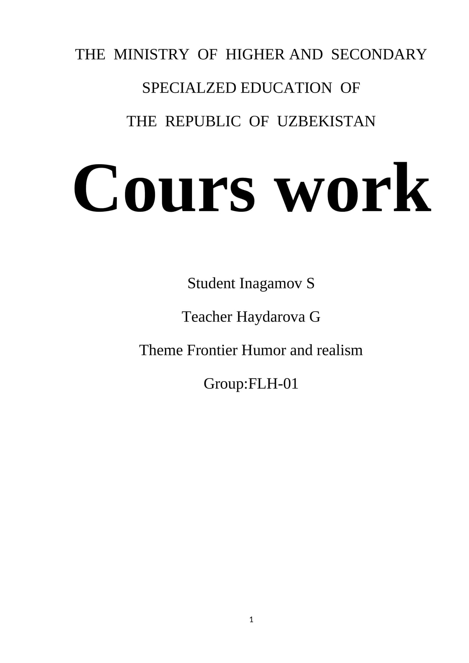 INTRODUCTION 1