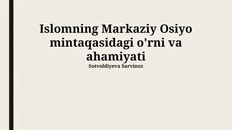 Ayollar va Islom 1