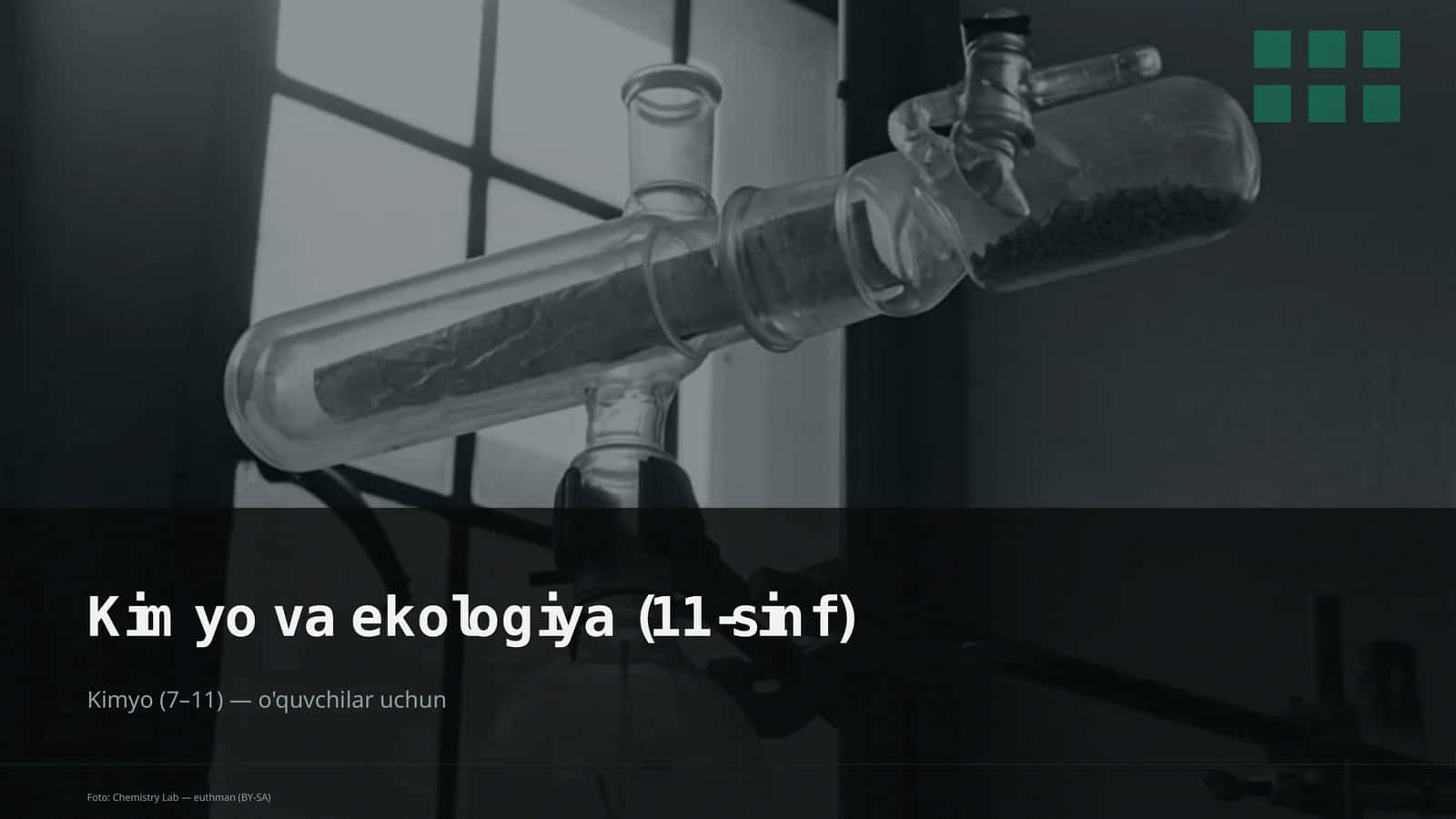 Kimyo va ekologiya (11-sinf) 1