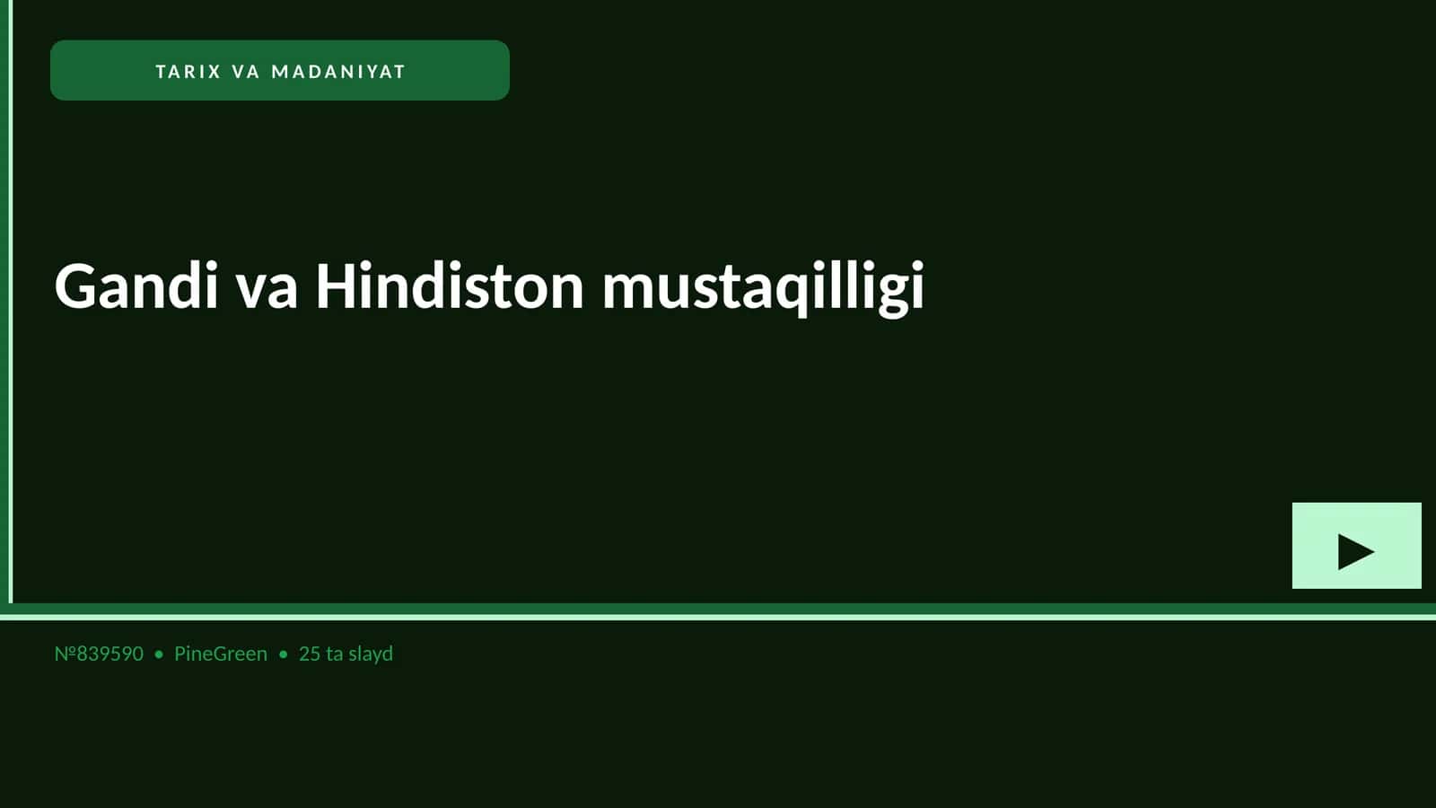 Gandhi va Hindiston mustaqilligi 1