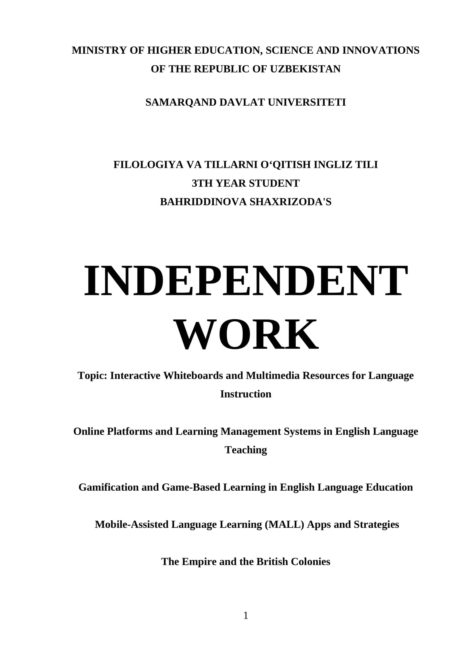 Interactive Whiteboards and Multimedia Resources for Language Instruction 1