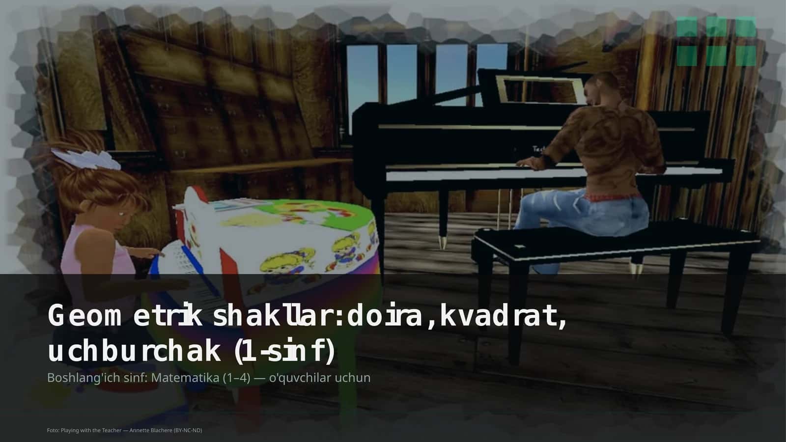 Geometrik shakllar: doira, kvadrat, uchburchak (1-sinf) 1