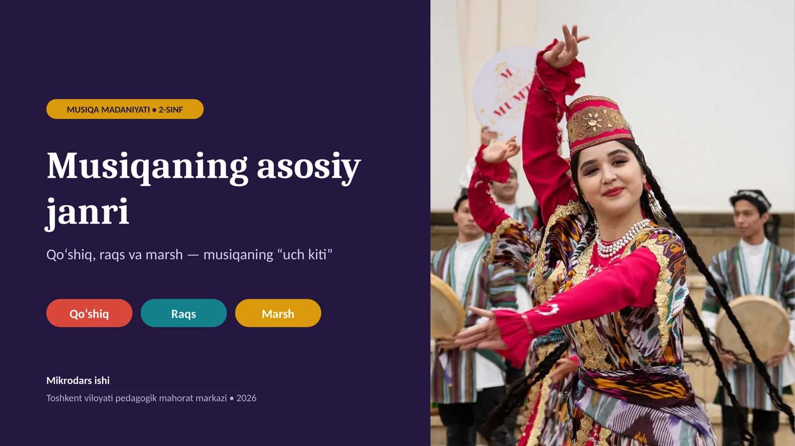 MUSIQA MADANIYATI • 2-SINF 1