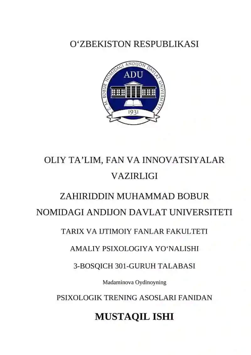 Psixoterapiyaga asosiy yondashuvlar 1