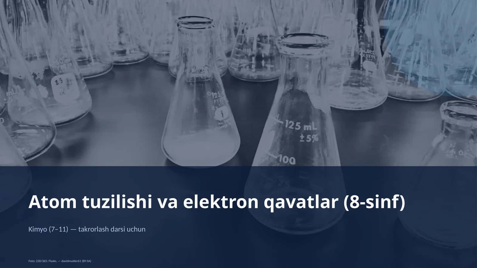 Atom tuzilishi va elektron qavatlar (8-sinf) 1