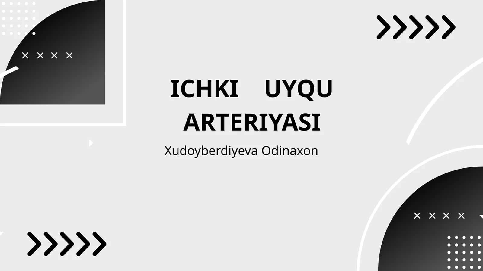 Ichki uyqu arteriyasi 1