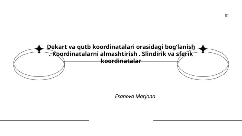 Dekart va qutb koordinatalari 1