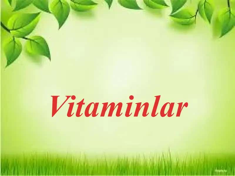 Vitaminlar 1